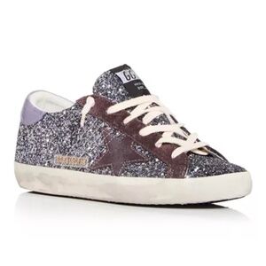 Golden Goose Deluxe Brand Golden Goose Deluxe Brand Super Star Glittered Lace-Up